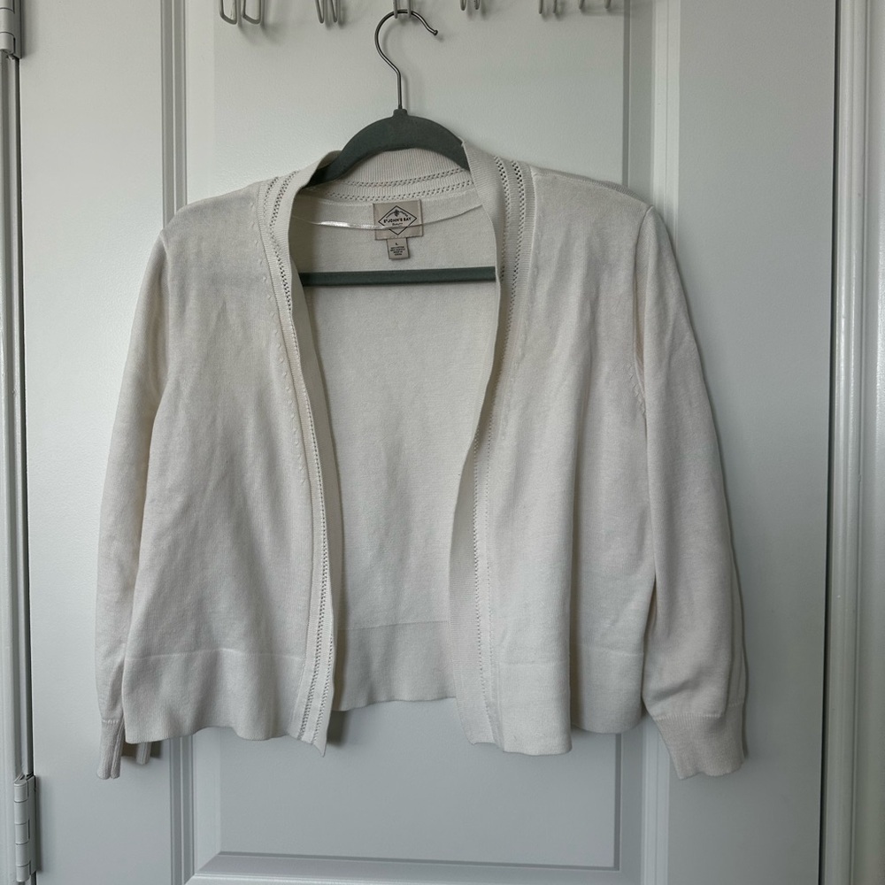 St. John's Bay Women's Open Front Cardigan - Picture 1 of 4